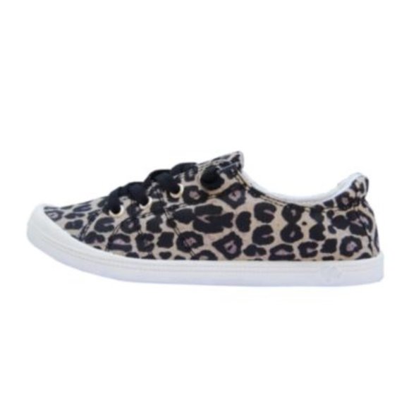 Jellypop Dallas Sz 7 Canvas Sneakers Leopard Print - Picture 3 of 3